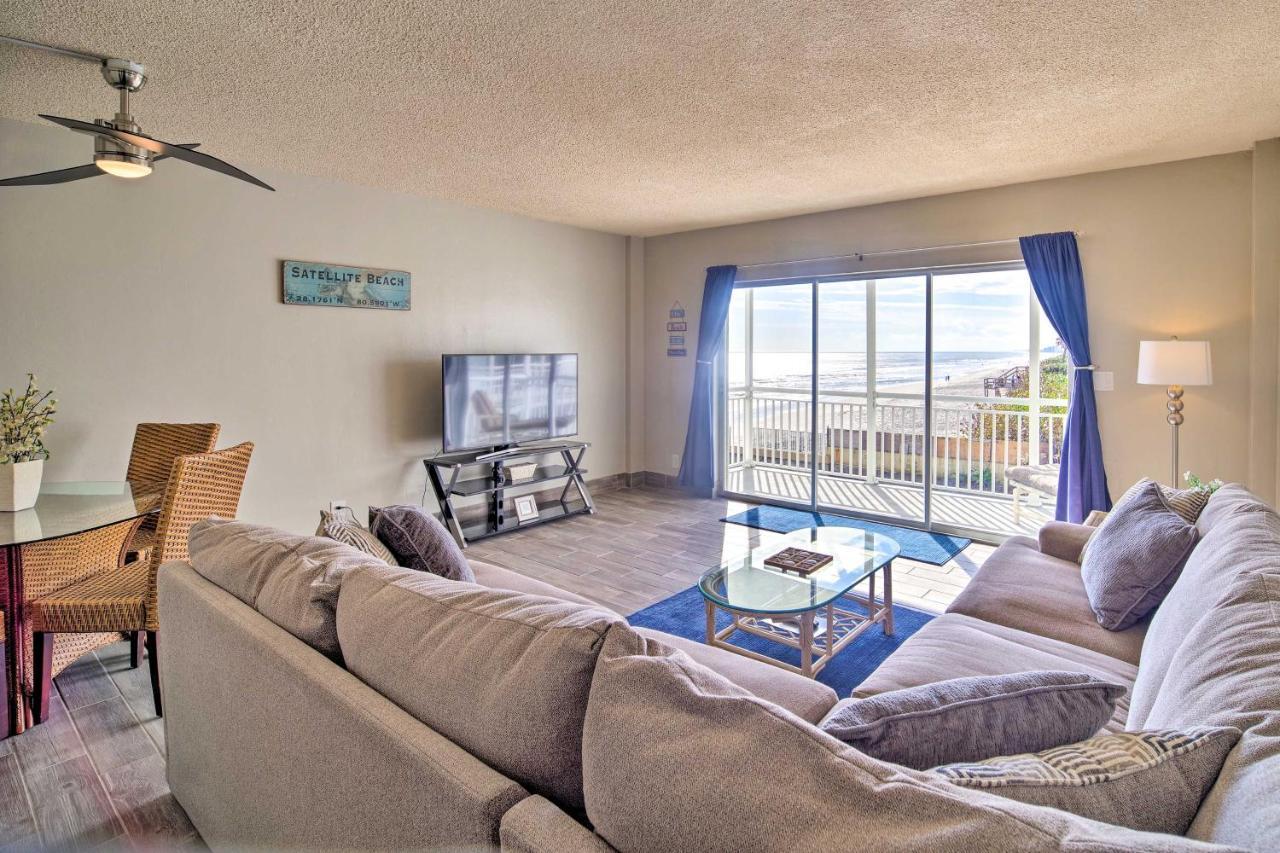 Walk To Shore Satellite Beach Condo With Ocean View Eksteriør bilde